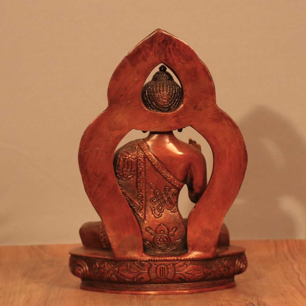 ARTISTIC PROTECTIVE BUDDHA BRASS STATUE Buy exclusive brass statues