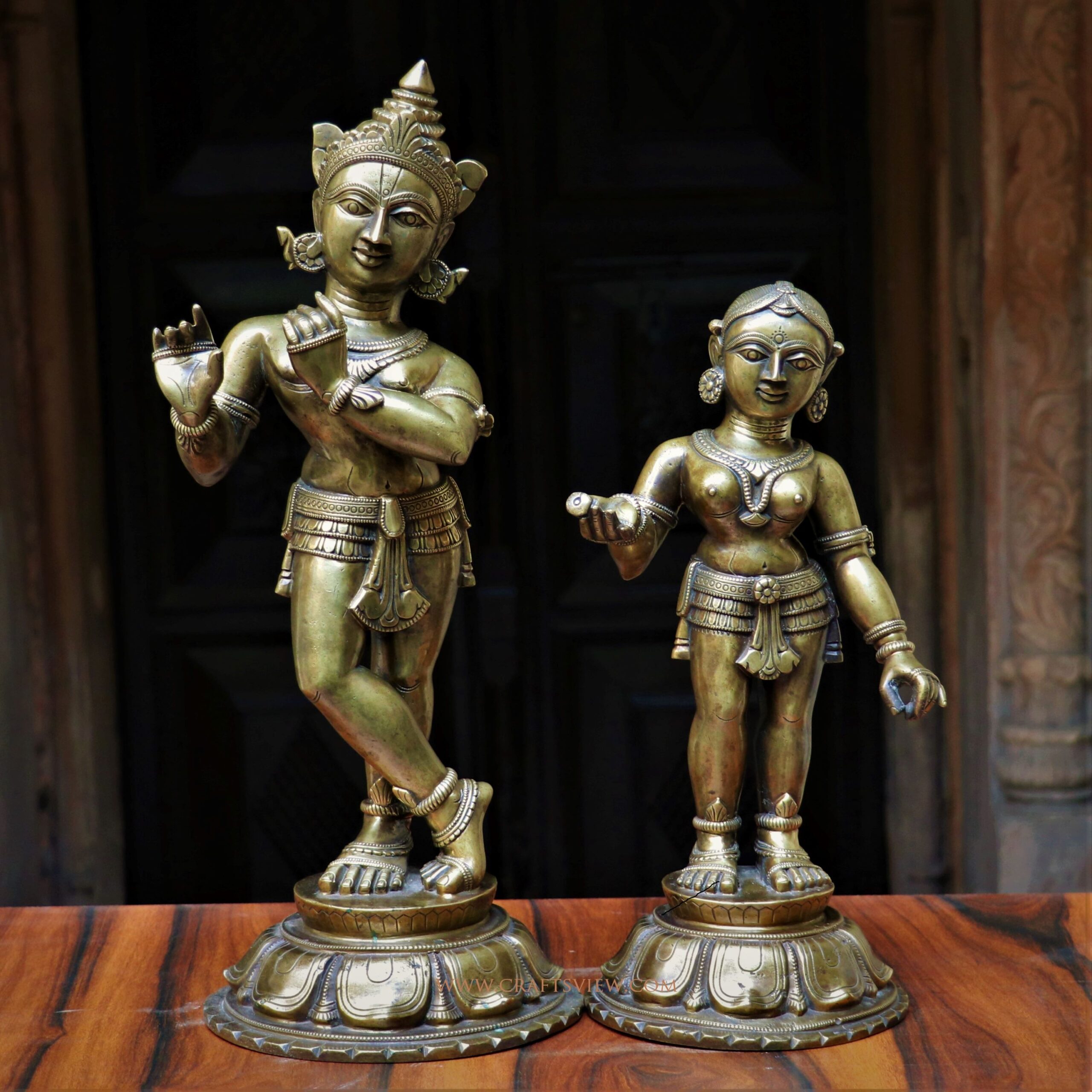 Antique Brass Figures